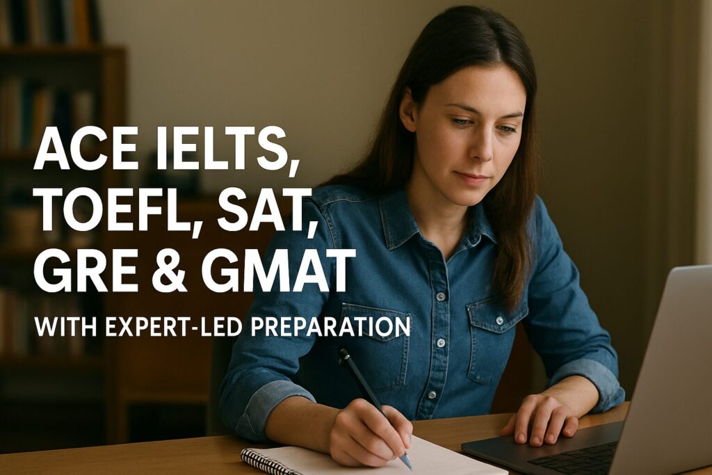Ace IELTS, TOEFL, SAT, GRE & GMAT
